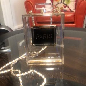 Lucite Paris crossbody/clutch